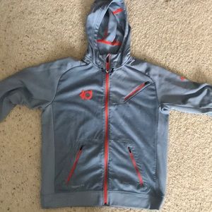 Kevin Durant warm-up sweatshirt.